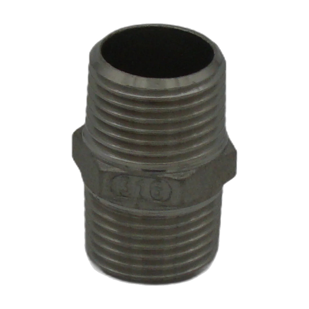 Doppelnippel 1/2" V4A – passend für Lely (Vergleichsnr. 9.1129.0022.5)