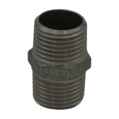 Doppelnippel 1/2" V4A – passend für Lely (Vergleichsnr. 9.1129.0022.5)