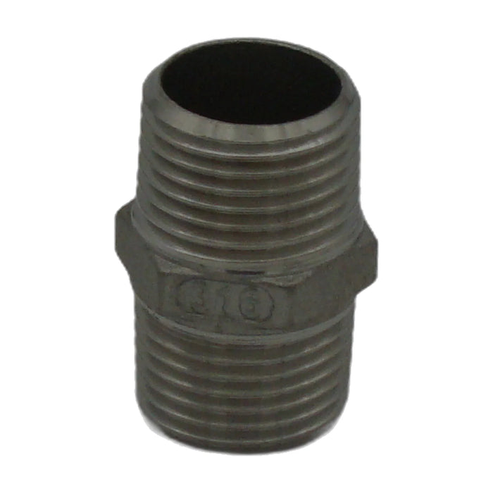 Doppelnippel 1/2" V4A – passend für Lely (Vergleichsnr. 9.1129.0022.5)